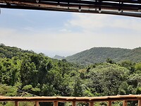 View from breakfast place on the way to the beach