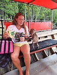 Longtail boat trip; monkeys
