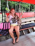 Longtail boat trip; monkeys