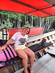 Longtail boat trip; monkeys