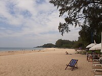 Beach close by our bungalow