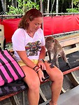 Longtail boat trip; monkeys