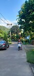 On the scooter