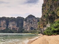 Around railey beach