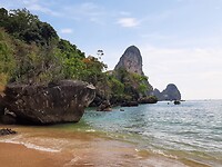 Around railey beach