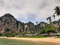 Around railey beach