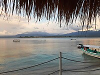 Gili Air, by view by dinner