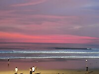 Finns beach bar sunset