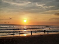 Sunset before silence day