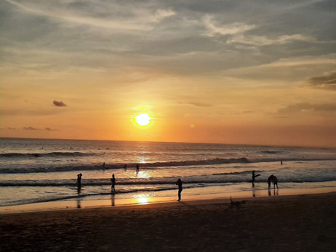 Sunset before silence day