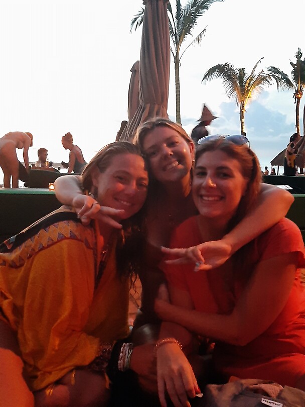 Potato head beach club, Olivia her birthday