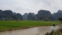Tam Coc. De niet-panorama plaats
