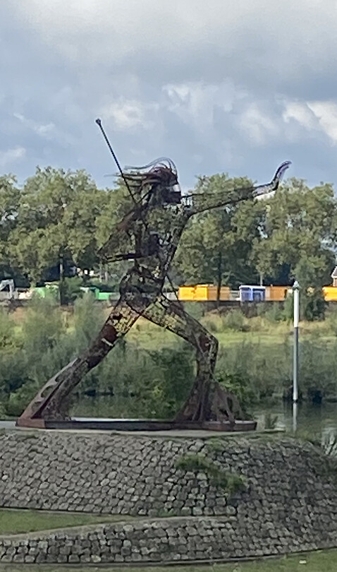 Heeft vandaag goed de wind tegengehouden.
