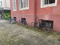 Tafereel typisch voor een studentenstad.