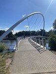 Mooie fietsbrug.