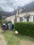 Hier overnacht ik, in Augy sur Aubois.