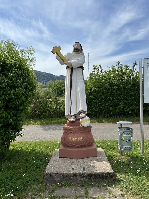 Beeld Franciscus van Assisi.