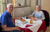 Lekker gegeten bij de Italiaan om de hoek.