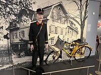 In het postmuseum.