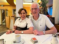 Jan met Brigitte in Platzl