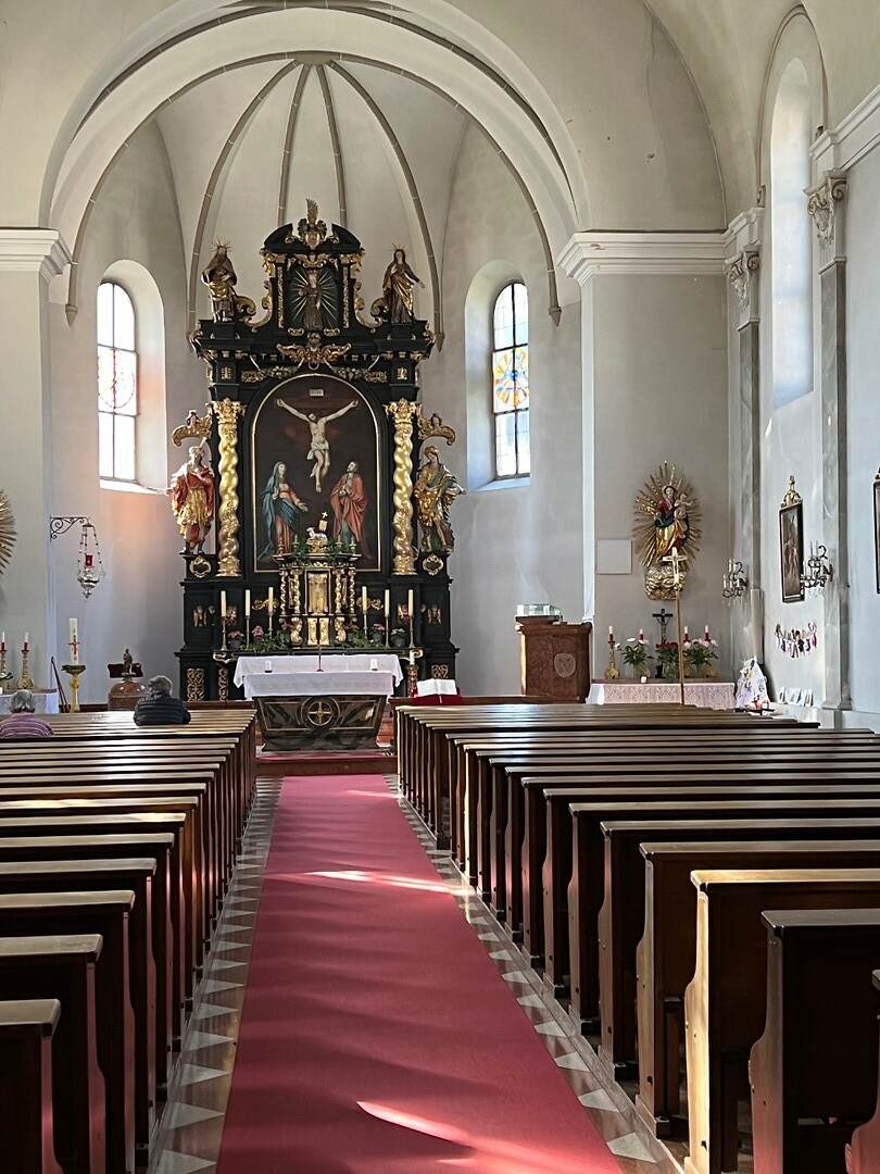 Binnenkant kerk.