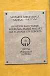Geboortehuis van Mozart.