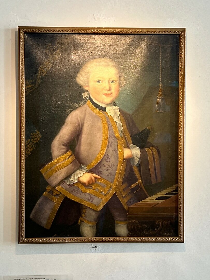 Schilderij van Mozart