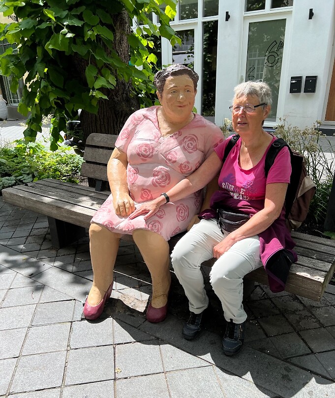 Even bijpraten.