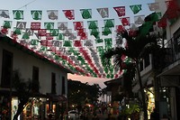 Mexican flags
