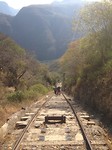 Old train rail