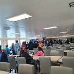 Der Speisesaal auf der Esperanza