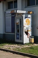 Kaffeeautomat im Freien