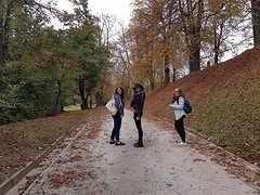 On our way up to the castle