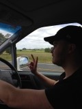 On the road