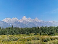 Anzichtkaart foto grand teton