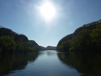 Blik op Katherine Gorge