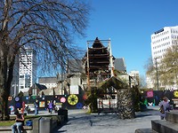 De nog halve kathedraal.