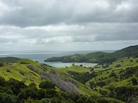 Langs de westkust van het Coromandel schiereiland.