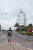 Mel bij Burj al Arab.