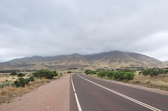 on the road