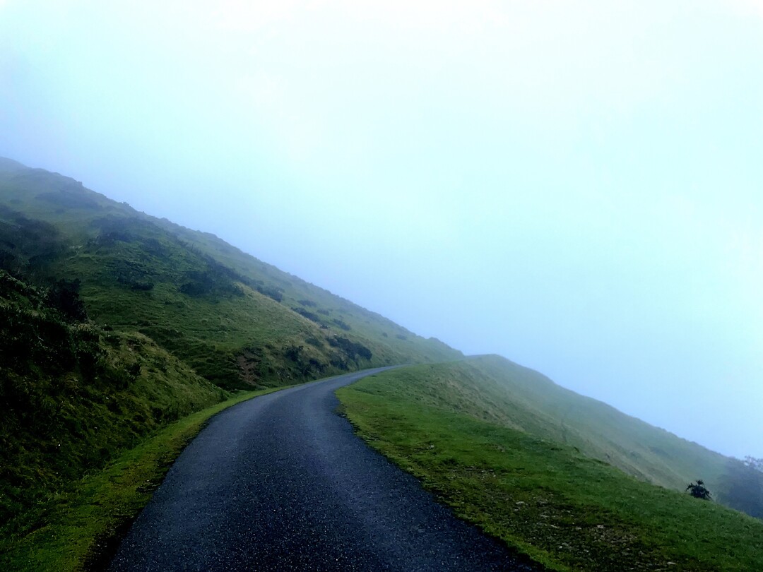 Weg in Pyreneeën