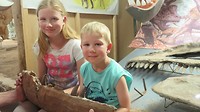 een 100miljoen jaar oude onderkaak van een dino