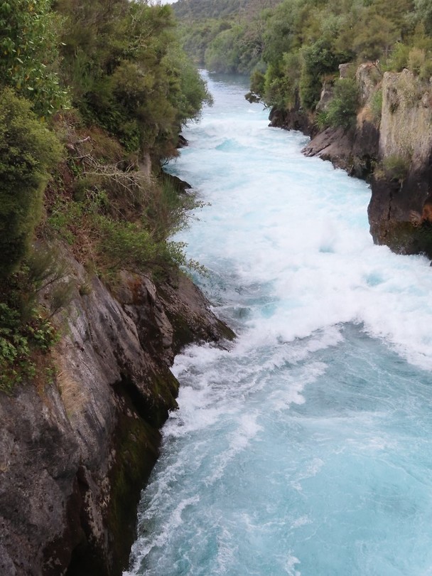 Huka watervallen