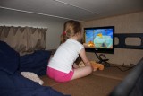 Tom en jerry kijken in camper