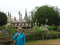 de bloementuin bij The Royal Pavilion
