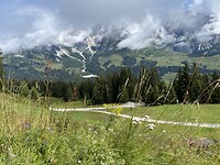 De Hochkönig verstopt zich.