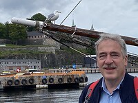 Aangekomen met het veerbootje