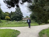 In de verte Ightham Mote