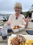 barbecue op het terras van The Pilchard Inn