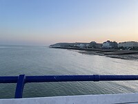Op de pier in Eastbourne